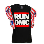 RUN DMC Sequin Stars T Shirt