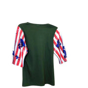 Beatles Stars Stripes Sequin Sleeve Vintage Graphic T Shirts