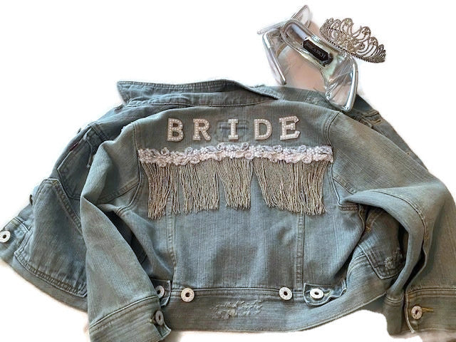 LEVIS Vintage Beaded Pearl Bride Jacket